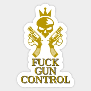 Guns defend lives Sticker